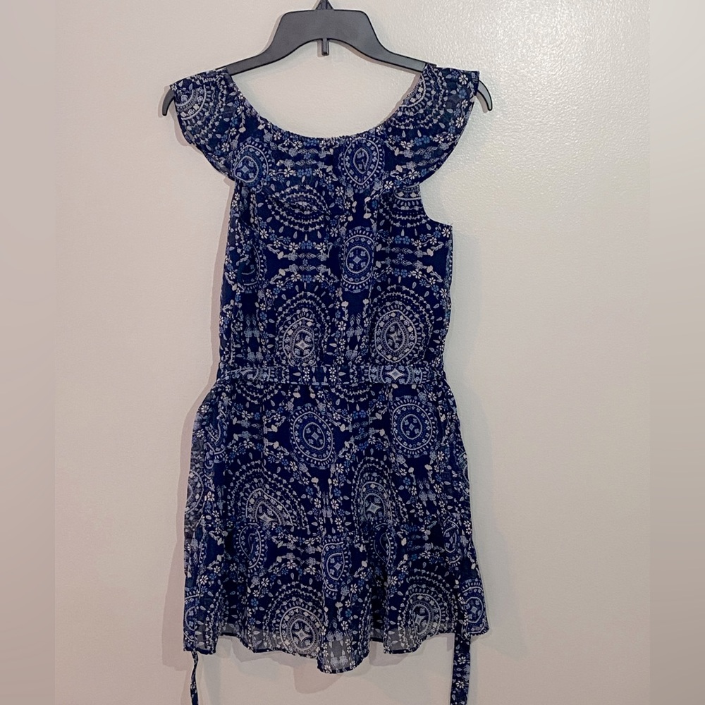 The Children’s Place, Blue floral girls dress. Size 10/2